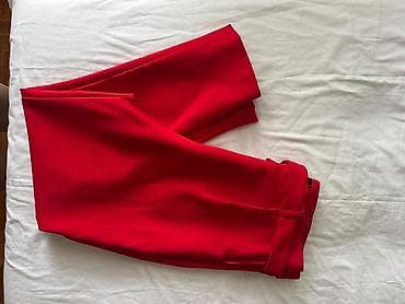 pantalone butiku ali: Crvene svečane pantalone u veličini M na lalafo.rs — 2 pantalone butiku ali: Crvene svečane pantalone u veličini M — 2
