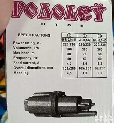 Vodena vibraciona pumpa za vadjenje vode. vodena vibraciona pumpa za na lalafo.rs — 1 Vodena vibraciona pumpa za vadjenje vode. vodena vibraciona pumpa za — 1