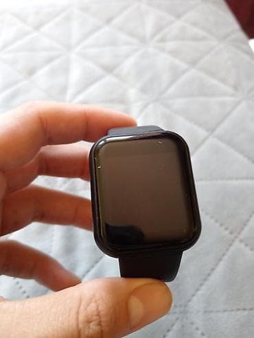 Pametni sat – crni, pravougaoni ekran - Elegantno kućište sa na lalafo.rs — 3 Pametni sat – crni, pravougaoni ekran - Elegantno kućište sa — 3