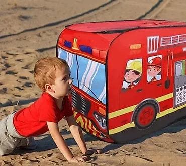 Dečiji šator za igru u obliku vatrogasnog kamiona 🚒👦 Zabavan i na lalafo.rs — 2 Dečiji šator za igru u obliku vatrogasnog kamiona 🚒👦 Zabavan i — 2