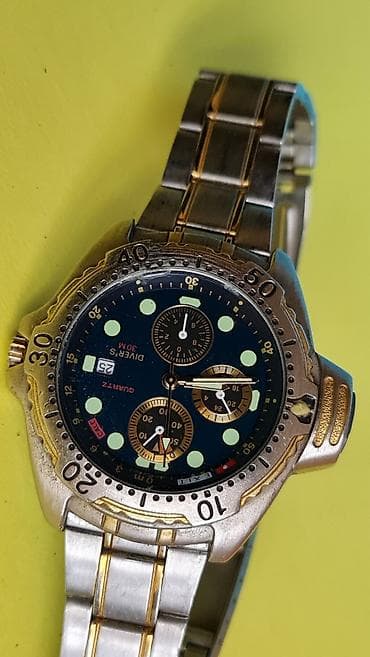 Diver’s kvarcni ručni sat – hronograf, 30 m - Mehanizam: kvarc - na lalafo.rs — 2 Diver’s kvarcni ručni sat – hronograf, 30 m - Mehanizam: kvarc - — 2