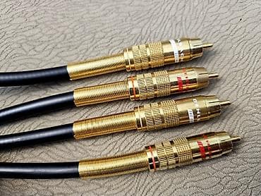 Stereo RCA interkonekt kablovi – par - Tip: analogni audio na lalafo.rs — 4 Stereo RCA interkonekt kablovi – par - Tip: analogni audio — 4