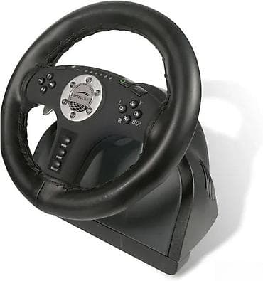 Speedlink 4-in-1 Power Feedback Racing Wheel – gejming volan - na lalafo.rs — 2 Speedlink 4-in-1 Power Feedback Racing Wheel – gejming volan - — 2