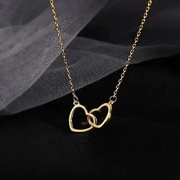 Ogrlica sa dva isprepletena srca - Dizajn: nežan privesak sa dva na lalafo.rs — 6 Ogrlica sa dva isprepletena srca - Dizajn: nežan privesak sa dva — 6