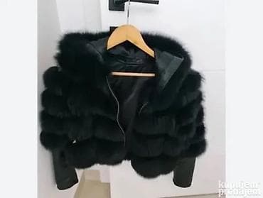 Crna ženska bunda sa kapuljačom, kraći kroj. - Materijal: bogat, mek na lalafo.rs Crna ženska bunda sa kapuljačom, kraći kroj. - Materijal: bogat, mek