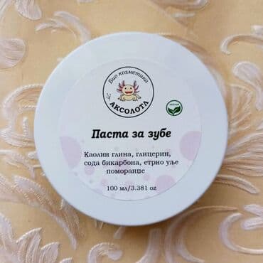 Prirodna pasta za zube – Aksolotl Bio kozmetika Sastav (naveden na na lalafo.rs Prirodna pasta za zube – Aksolotl Bio kozmetika Sastav (naveden na