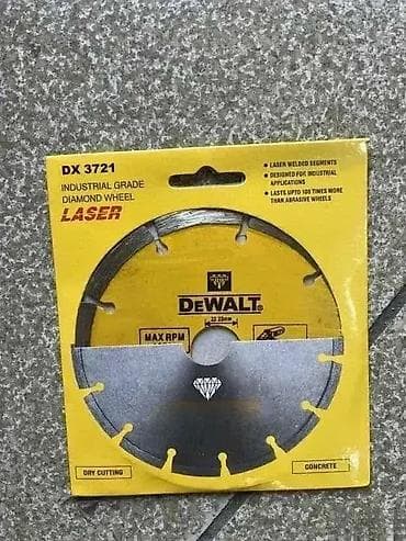 Cutting & Grinding Discs: DeWALT dijamant
Brusne ploce 22.2mm 125mm at lalafo.rs — 1 Cutting & Grinding Discs: DeWALT dijamant
Brusne ploce 22.2mm 125mm — 1