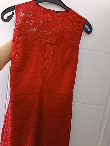 Dresses: Nova. nenošena crvena čipkasta haljina at lalafo.rs — 2 Dresses: Nova. nenošena crvena čipkasta haljina — 2