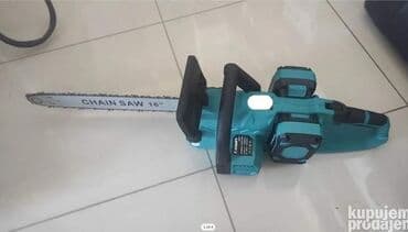 Akumulatorske testere: Akumulatorska motorna testera Cena 15.400 40V 2 baterije + punjac na lalafo.rs — 3 Akumulatorske testere: Akumulatorska motorna testera Cena 15.400 40V 2 baterije + punjac — 3