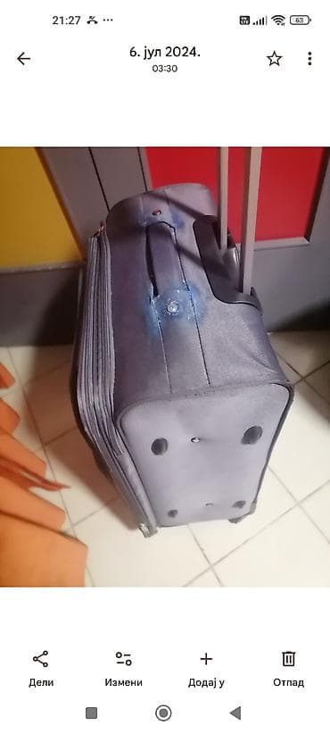 Veliki putni kofer na točkiće. n P CONEKTION. - Materijal na lalafo.rs — 3 Veliki putni kofer na točkiće. n P CONEKTION. - Materijal — 3