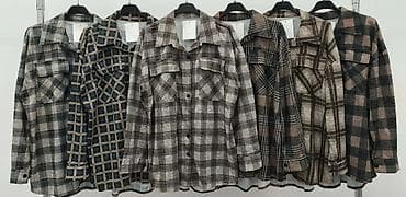 Ženska karirana košulja/šaket (oversize). - Kroj: ležeran, produžen at lalafo.rs — 3 Ženska karirana košulja/šaket (oversize). - Kroj: ležeran, produžen — 3