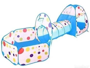 Šator tunel, bazen, kućica 3u1 za decu Cena 2.900 din Model sa na lalafo.rs — 5 Šator tunel, bazen, kućica 3u1 za decu Cena 2.900 din Model sa — 5