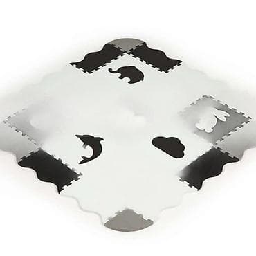 Puzle podloga za decu – EVA pena, crno‑bela - Sastoji se od međusobno na lalafo.rs Puzle podloga za decu – EVA pena, crno‑bela - Sastoji se od međusobno