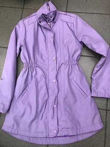 Ženska lagana jakna/parkica u lila (lavanda) boji – model do sredine na lalafo.rs — 3 Ženska lagana jakna/parkica u lila (lavanda) boji – model do sredine — 3