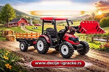 eko koza sa: Dečiji električni traktor sa prikolicom i utovarivačem – Premium at lalafo.rs — 2 eko koza sa: Dečiji električni traktor sa prikolicom i utovarivačem – Premium — 2