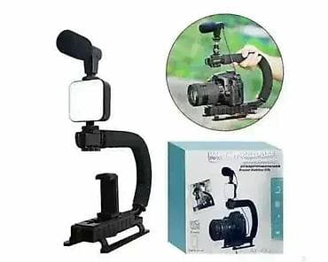 Set za slikanje i snimanje sa mikrofonom i stabilizatorom 🎥🎤 U/C tip na lalafo.rs — 3 Set za slikanje i snimanje sa mikrofonom i stabilizatorom 🎥🎤 U/C tip — 3