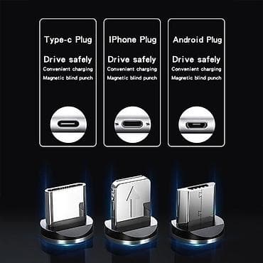 Magnetni USB kabl za punjenje sa USB priključkom Tipe-C Dužina: 1m na lalafo.rs — 5 Magnetni USB kabl za punjenje sa USB priključkom Tipe-C Dužina: 1m — 5