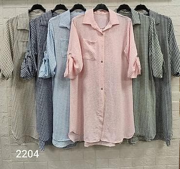 Košulja-haljina Emi Moda, Made in Italy – model 2204 - Kroj: ravna na lalafo.rs — 2 Košulja-haljina Emi Moda, Made in Italy – model 2204 - Kroj: ravna — 2
