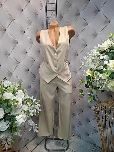 Ε½enski komplet β prsluk i pantalone Ε‘irokih nogavica - Kroj: bez na lalafo.rs Ε½enski komplet β prsluk i pantalone Ε‘irokih nogavica - Kroj: bez