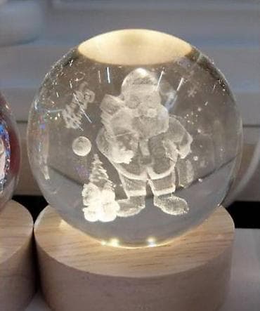 za svaki dan: SVETLECA SNEZNA KUGLA - DEDA MRAZ Prelepa staklena kugla sa at lalafo.rs — 1 za svaki dan: SVETLECA SNEZNA KUGLA - DEDA MRAZ Prelepa staklena kugla sa — 1