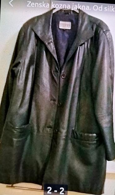 Ženska kožna jakna od silk kože. Kupljena na modnoj reviji. Teget at lalafo.rs — 1 Ženska kožna jakna od silk kože. Kupljena na modnoj reviji. Teget — 1