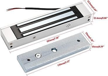 Elektromagnetna brava za vrata – komplet sa pločom i nosačima 180KG na lalafo.rs — 4 Elektromagnetna brava za vrata – komplet sa pločom i nosačima 180KG — 4