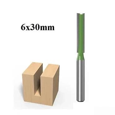 cepaci za drva: Ravni glodalo za drvo – 6 x 30 mm - Tip: ravno (straight) glodalo za na lalafo.rs — 3 cepaci za drva: Ravni glodalo za drvo – 6 x 30 mm - Tip: ravno (straight) glodalo za — 3