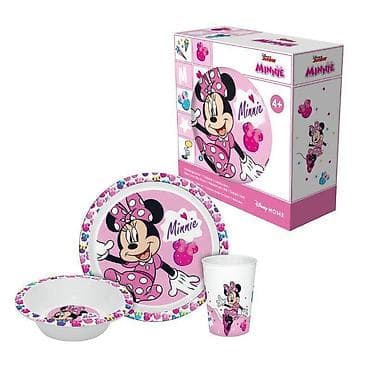 Disney Minnie Mouse dečiji set za obedovanje – 3 dela - Motiv: Minnie na lalafo.rs Disney Minnie Mouse dečiji set za obedovanje – 3 dela - Motiv: Minnie