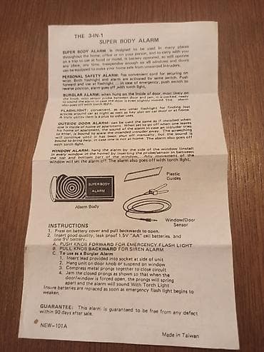 Kvalitetan mini alarm za zaštitu objekata od upada kroz vrata ili at lalafo.rs — 9 Kvalitetan mini alarm za zaštitu objekata od upada kroz vrata ili — 9