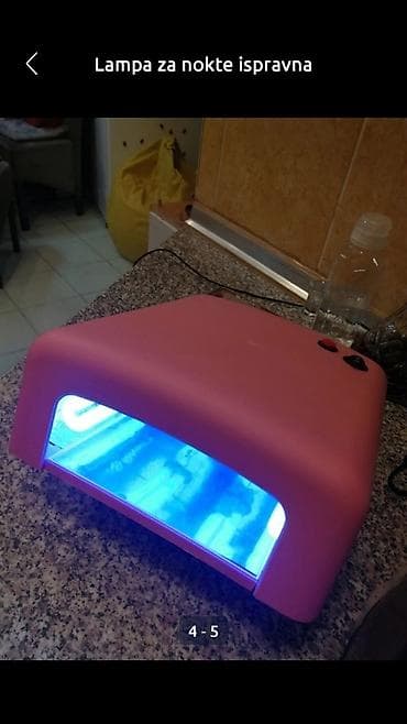 Lampa za nokte ispravna, roze boje
Mirjevo na lalafo.rs — 1 Lampa za nokte ispravna, roze boje
Mirjevo — 1