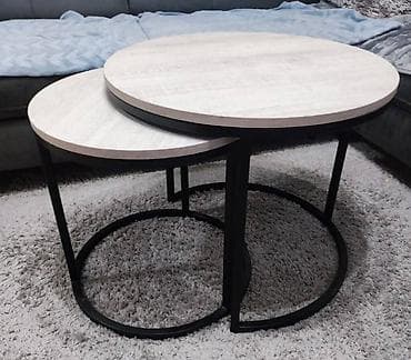 Desks and tables: Set okruglih klub stolova fi65 fi50 Mogucnost izrade klub i at lalafo.rs — 3 Desks and tables: Set okruglih klub stolova fi65 fi50 Mogucnost izrade klub i — 3