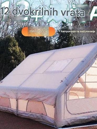 Camping equipment: Šator za kampovanje na naduvavanje – 12 m² - Kapacitet: 6–8 osoba at lalafo.rs — 2 Camping equipment: Šator za kampovanje na naduvavanje – 12 m² - Kapacitet: 6–8 osoba — 2
