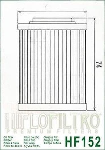 Transport: Hiflofiltro HF152 – premium filter ulja za motocikle - Tip: Umetak at lalafo.rs — 3 Transport: Hiflofiltro HF152 – premium filter ulja za motocikle - Tip: Umetak — 3