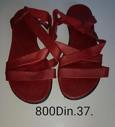 Oxfords: Letnje ženske sandale – 2 modela 1) Crvene sandale sa elastičnim at lalafo.rs — 1 Oxfords: Letnje ženske sandale – 2 modela 1) Crvene sandale sa elastičnim — 1