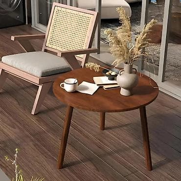Desks and tables: Stolić za kafu – Simple life, good mood Drveni okrugli stočić za at lalafo.rs — 1 Desks and tables: Stolić za kafu – Simple life, good mood Drveni okrugli stočić za — 1
