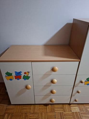 Drawers and cabinets: Decije komode, nove, ocuvane. moze i pojedinacna kupovina. Obe at lalafo.rs — 1 Drawers and cabinets: Decije komode, nove, ocuvane. moze i pojedinacna kupovina. Obe — 1
