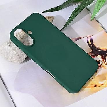 Maska Teracell Soft Velvet za iPhone 16 6.1 tamno zelena. Uz brzu na lalafo.rs — 1 Maska Teracell Soft Velvet za iPhone 16 6.1 tamno zelena. Uz brzu — 1