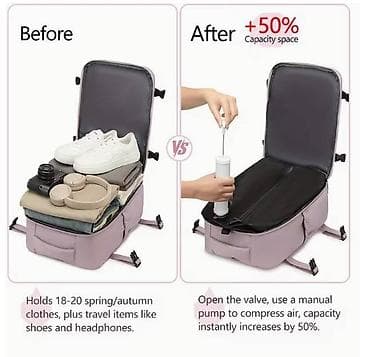 Vakuum ranac za avioputovanja. Ranac je nov, staje do 50% više stvari at lalafo.rs — 5 Vakuum ranac za avioputovanja. Ranac je nov, staje do 50% više stvari — 5