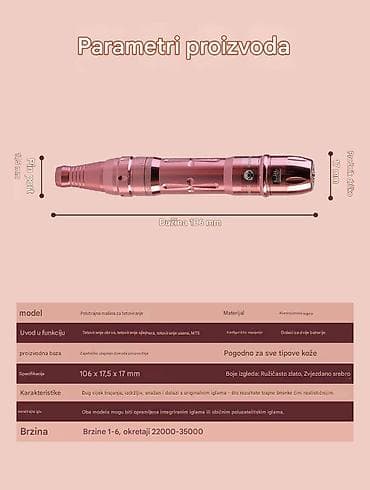 Aparat za trajnu šminku – nadograđena verzija sa dvije baterije na lalafo.rs — 8 Aparat za trajnu šminku – nadograđena verzija sa dvije baterije — 8