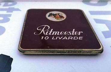 Vintage tabakera RITMEESTER 10 Livarde Cigar Tin Box HOLLAND. Made in at lalafo.rs — 5 Vintage tabakera RITMEESTER 10 Livarde Cigar Tin Box HOLLAND. Made in — 5