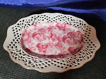 Oval nov,vintaz porcelanski za posluzenje,ukras. Perfektan rad,sve na lalafo.rs — 6 Oval nov,vintaz porcelanski za posluzenje,ukras. Perfektan rad,sve — 6