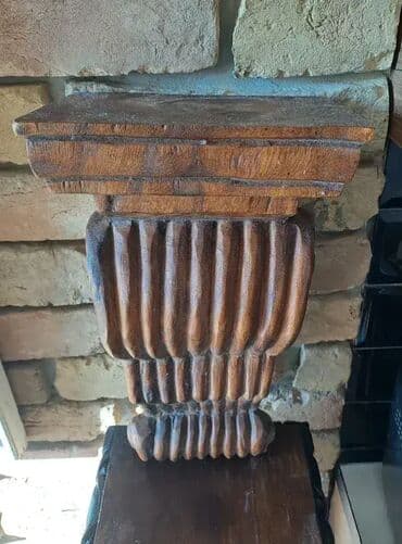 Stilske konzole: Velika, drvena, rucno radjena konzola od kvalitetnog drveta. Dimenzija na lalafo.rs — 2 Stilske konzole: Velika, drvena, rucno radjena konzola od kvalitetnog drveta. Dimenzija — 2