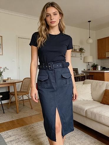 🔥Midi suknja sa džepovima i kaišem
✅2100 din na lalafo.rs — 2 🔥Midi suknja sa džepovima i kaišem
✅2100 din — 2