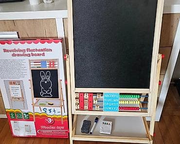 Children's Electric Cars: Drvena dvostrana edukativna tabla za decu - Dve radne površine: crna at lalafo.rs — 6 Children's Electric Cars: Drvena dvostrana edukativna tabla za decu - Dve radne površine: crna — 6