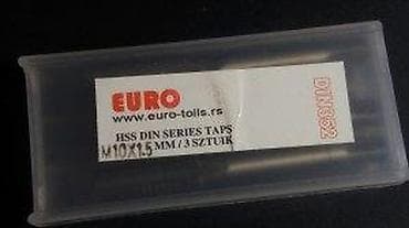 Tool Accessories & Attachments: Set metlica (navojnih tarača) EURO TOOLS – HSS, DIN 352 - Tip: ručni at lalafo.rs — 2 Tool Accessories & Attachments: Set metlica (navojnih tarača) EURO TOOLS – HSS, DIN 352 - Tip: ručni — 2