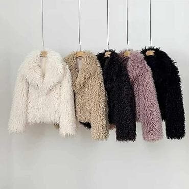 Ženska bunda od veštačkog krzna – kratki model sa bogatim, dugačkim na lalafo.rs — 1 Ženska bunda od veštačkog krzna – kratki model sa bogatim, dugačkim — 1