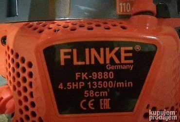 cepaci za drva: Motorna testera Flinke Model: FK Benzinski dvotaktni motor, odlična na lalafo.rs — 2 cepaci za drva: Motorna testera Flinke Model: FK Benzinski dvotaktni motor, odlična — 2