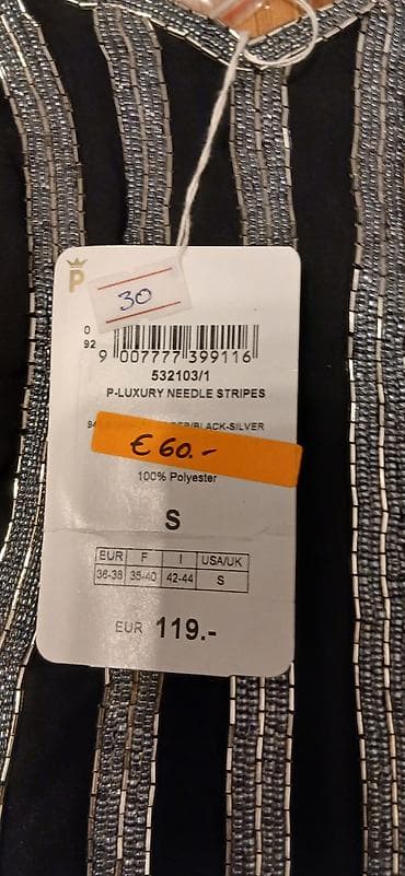 Top na bretele “P‑Luxury Needle Stripes” - Boja: crna sa srebrnim na lalafo.rs — 2 Top na bretele “P‑Luxury Needle Stripes” - Boja: crna sa srebrnim — 2