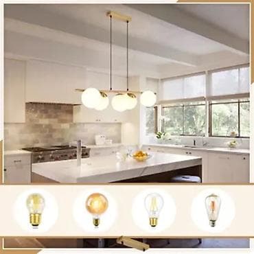 Viseća lampa za trpezariju/kuhinju – 5 sfera - Dizajn: moderna na lalafo.rs — 3 Viseća lampa za trpezariju/kuhinju – 5 sfera - Dizajn: moderna — 3