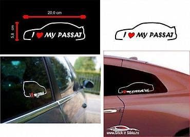 Transport: I LOVE MY PASSAT - nalepnica - 415 📌 Opis: Samolepljive nalepnice at lalafo.rs — 2 Transport: I LOVE MY PASSAT - nalepnica - 415 📌 Opis: Samolepljive nalepnice — 2